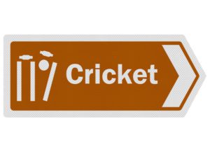 cricket sign