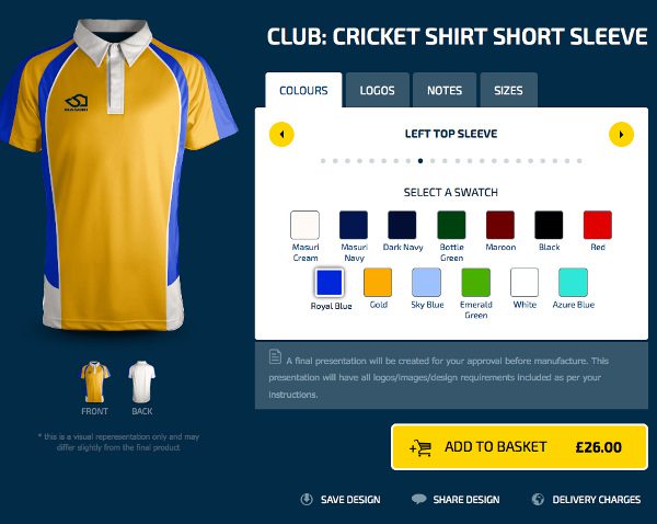 masuri cricket shirt