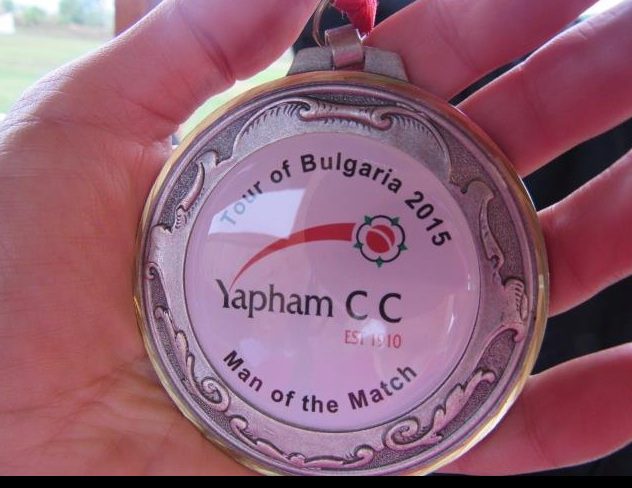 bulgaria cricket medal