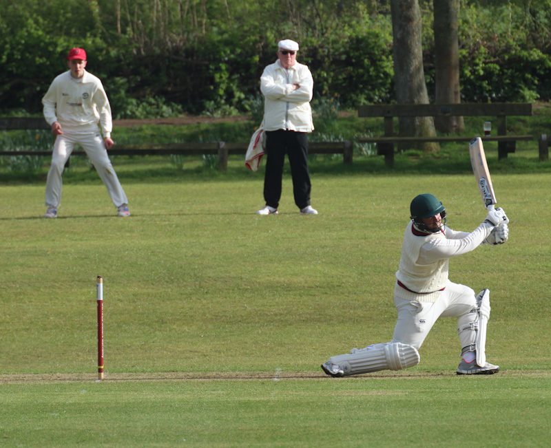 batsman hit a boundary