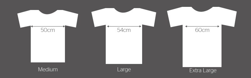 CY-T-Shirts Sizes
