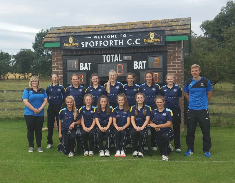 Yorkshire U17 girls cricket