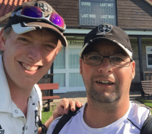 Mark sugden and daniel hill charity walk