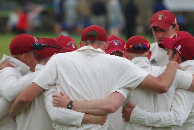 shepley cricket club huddle