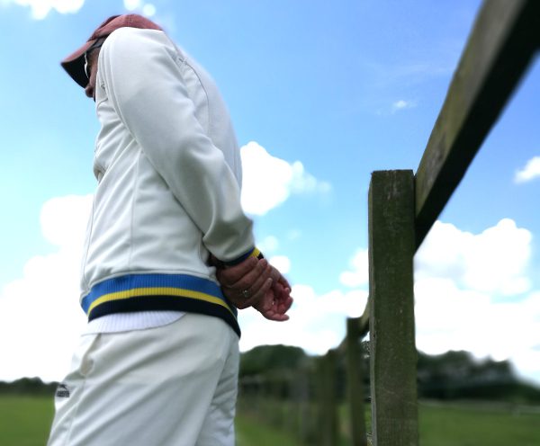 cricketer fields by the fence at church fenton cricket club