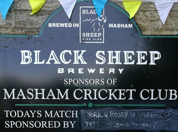Masham Cricket Club sign
