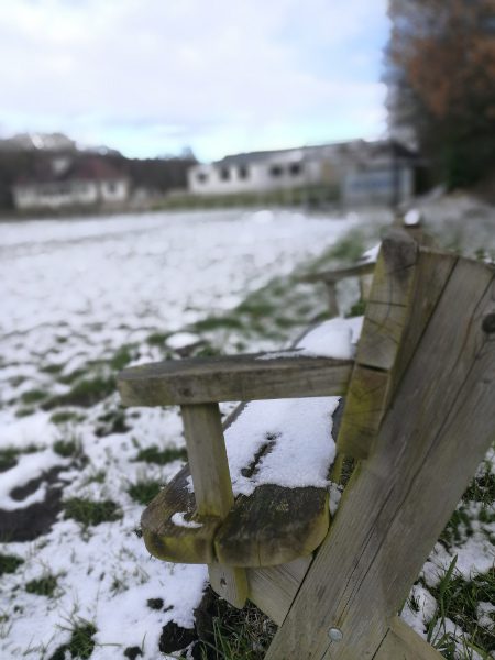 shipley providence cricket club in the snow