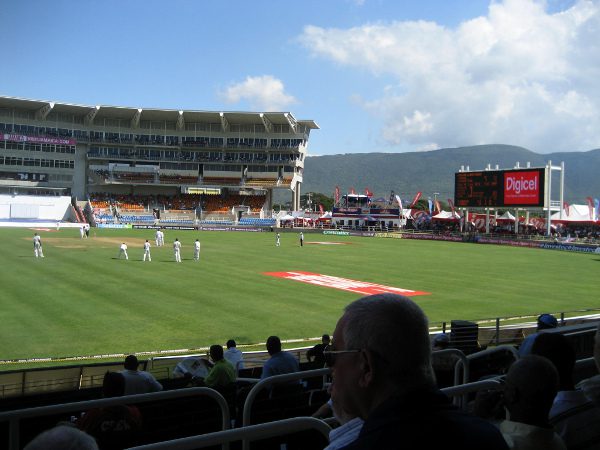 view of newlands cricket ground including table mountain