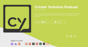 Cricket Yorkshire Podcast