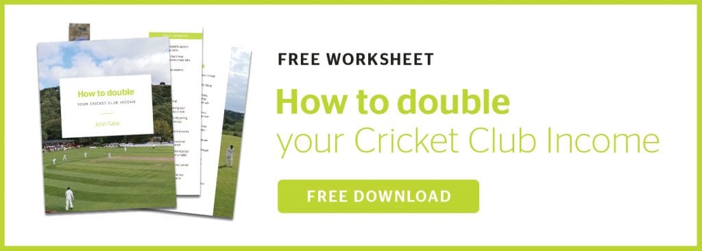 Free Guide: How to DOuble Your Cricket Club Income
