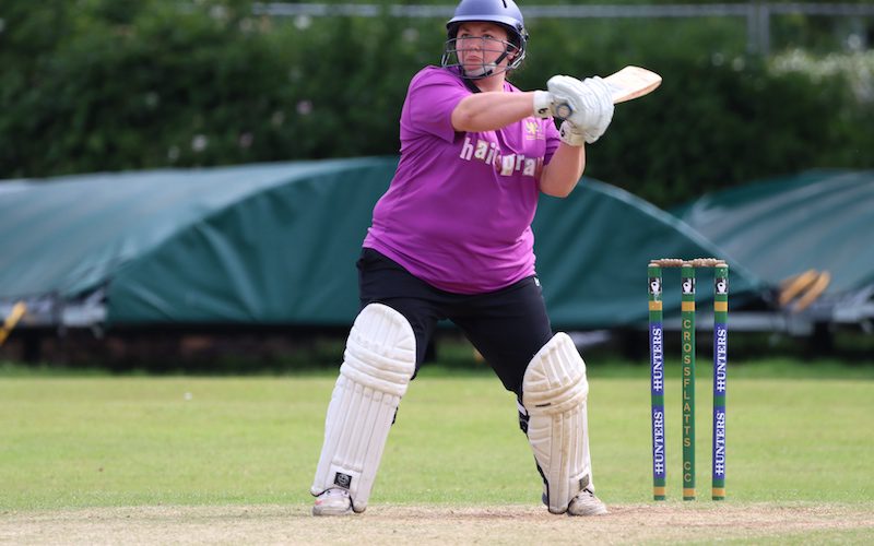 charlotte Boulton bats for Crossflatts